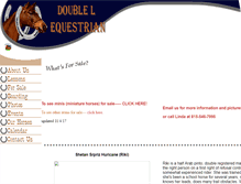 Tablet Screenshot of doublelequestrian.org